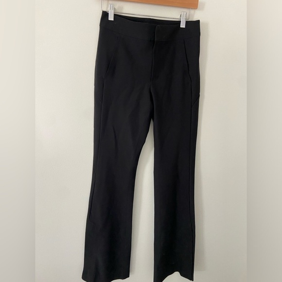 Athleta Stellar FLARE Trouser Pant Size 2 Black - Picture 2 of 8
